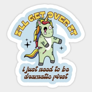 Cult Style unicorn Sticker